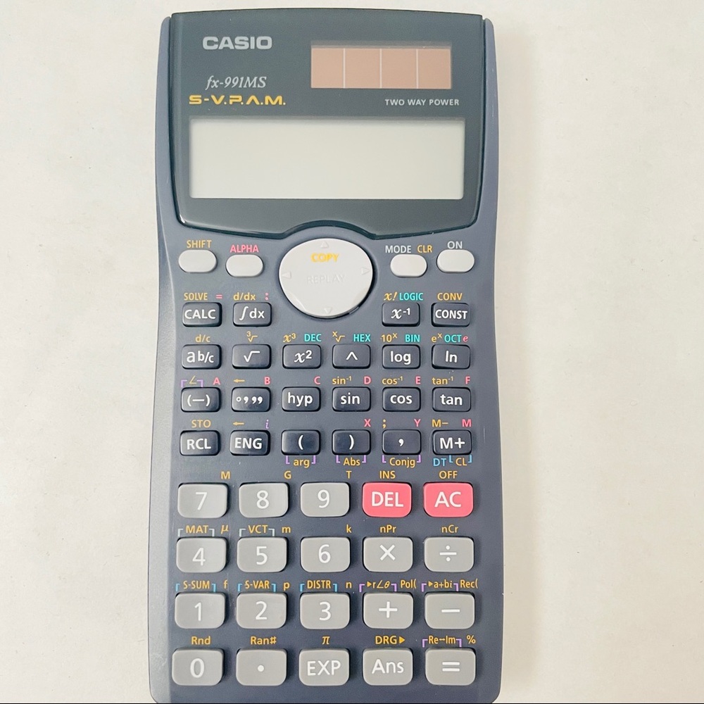 Casio Scientific Calculator Twin Power, Comes with the Helping Guide.